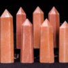 Wholesale Natural Red Aventurine Double Terminated Obelisk Points