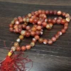 Wholesale Natural Red Sulemani Agate 8MM Gemstone Beads Prayer Mala ( 108 Beads )