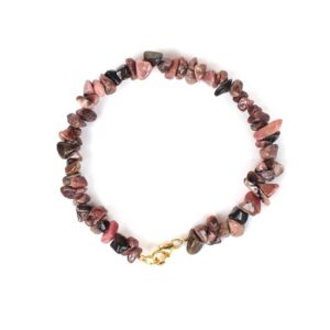 Wholesale Natural Rhodonite Gemstone Chip Bracelets