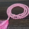 Wholesale Natural Rose Quartz 8MM Gemstone Beads Prayer Mala ( 108 Beads )
