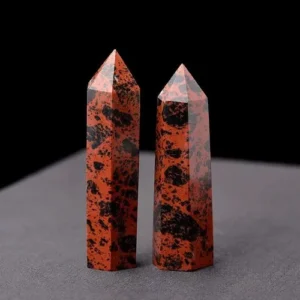 Wholesale Natural Stone Mahogany Obsidian Obelisk Tower Points