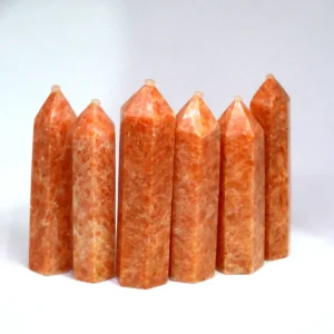 Wholesale Natural Sunstone Obelisk Tower