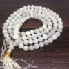 Wholesale Natural White Rainbow 8MM Gemstone Beads Prayer Mala (108 Beads)