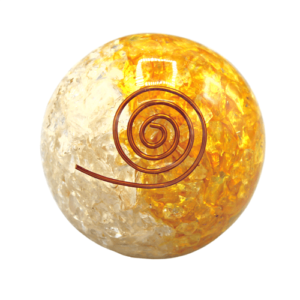 Illuminate your space with the vibrant energy of RadiantSun Orgone Harmony Spheres. Crafted with wholesale Yellow Calcite, these Orgonite Energy Spheres are more than just decorative pieces—they are conduits of healing and balance. Harnessing the power of Orgone energy, each sphere is meticulously designed to radiate positive vibrations, promoting a sense of harmony and vitality in any environment. Whether placed in your home, office, or sacred space, these spheres serve as potent tools for enhancing well-being and spiritual connection. The golden glow of Yellow Calcite infuses these spheres with warmth and optimism, uplifting your surroundings and uplifting your spirits. As you bask in their gentle energy, you'll feel a profound sense of tranquility wash over you, melting away stress and tension. Embrace the healing power of Orgone energy with RadiantSun Orgone Harmony Spheres. Elevate your space, elevate your energy, and embrace a brighter, more harmonious life.