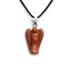Wholesale Red Gold Stone Sandstone Angel Pendent