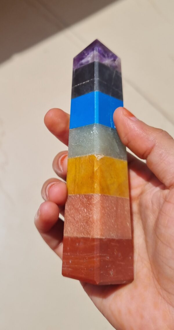 Wholesale Seven Chakra Bonded Flat Obelisk Tower