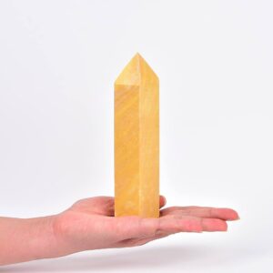 Wholesale Yellow Aventurine Quartz Reiki Engraved Obelisk Tower