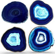 Blue Agate Coasters wholesale Australia-blue agate coasters UK-Bulk Agate Slices